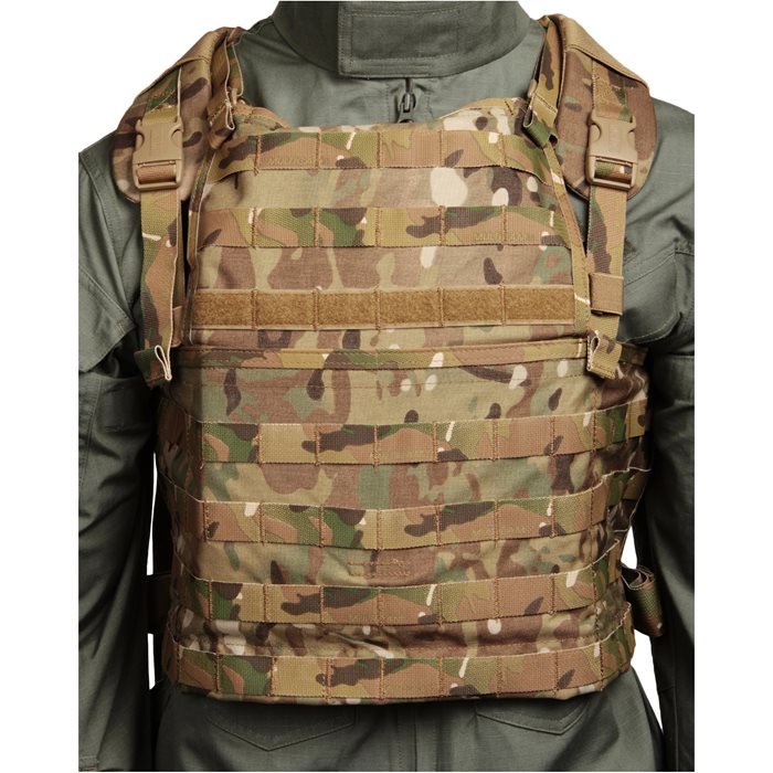 DALE MAS Army Chest Harness - Adjustable Leather Camouflage